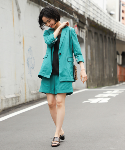 LOWRYS FARM(ローリーズファーム)の「アサコンSETUP/ショートパンツ 838538(その他パンツ・レディース・アイボリー/グリーン/ブラウン・LARGE/MEDIUM)」の15枚目の写真