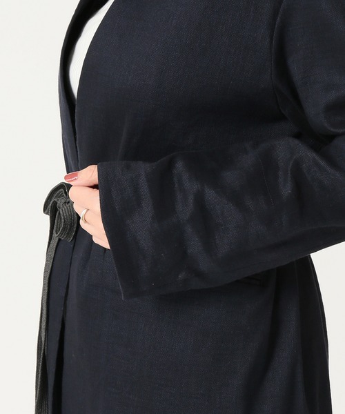 CITYSHOP(シティーショップ)の「ノーカラージャケット(ノーカラージャケット・レディース・ブラック/ライトグレー・38/36)」の10枚目の写真