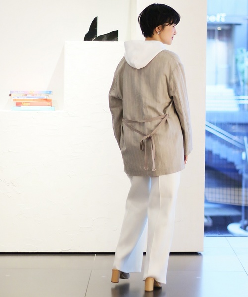 CITYSHOP(シティーショップ)の「ノーカラージャケット(ノーカラージャケット・レディース・ブラック/ライトグレー・38/36)」の20枚目の写真