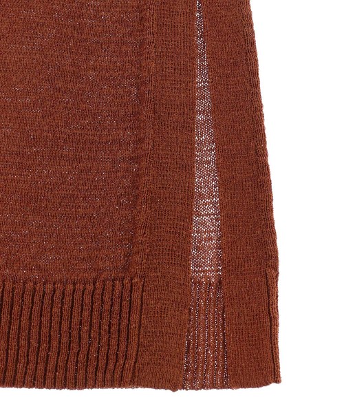 【keiお取り置き中】alexiastam  サイドスリットノースリーブ ALEXIA STAM（アリシアスタン）の「Side Slit No Sleeve Knit/サイド