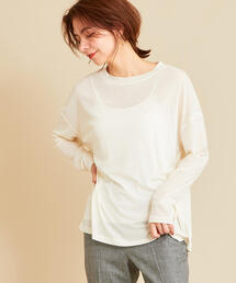 BEAUTY&YOUTH UNITED ARROWS | BY∴ コットンシアーワイドクルーネックカットソー(Tシャツ/カットソー)
