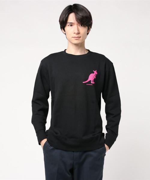 KANGOL（カンゴール）の「【KANGOL/カンゴール】プリントスウェット（スウェット・メンズ・グレー系その他/ブラック系その他2/ホワイト系その他2/ホワイト系その他/ブラック系その他/ブラック/ホワイト/グレー/バーガンディー/ホワイト系その他3/ブラック系その他3・MEDIUM/LARGE/X-LARGE/SMALL）」の9枚目の写真
