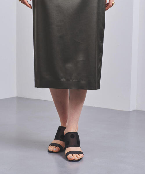 UNITED ARROWS（ユナイテッドアローズ）の「UBCB サテン ハイウエスト タイトスカート（スカート・レディース・ロイヤルブルー/ダークグリーン/オレンジ系その他・40/36/34/38）」の7枚目の写真