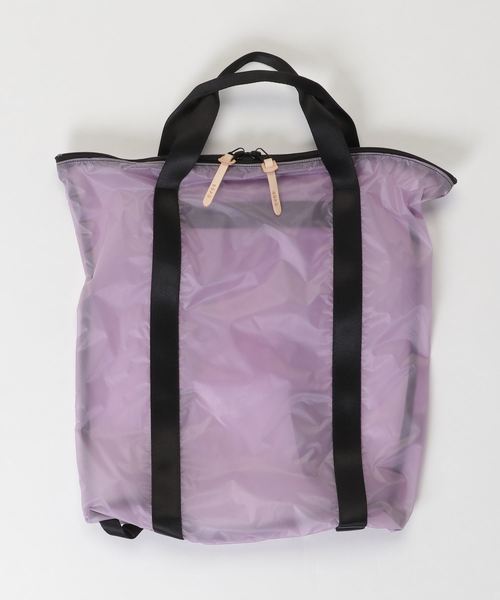 SOPO(ソポ)の「SOPO/ソポ コーデュラナイロン 2way リュック A4 軽量 ユニセックス SOPO Official shop(バックパック/リュック・レディース・ライトブルー/ブラック/ベージュ/パープル/イエロー・FREE)」の20枚目の写真