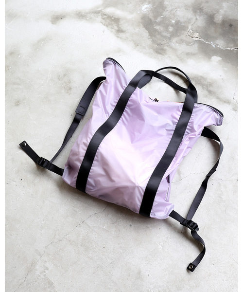 SOPO(ソポ)の「SOPO/ソポ コーデュラナイロン 2way リュック A4 軽量 ユニセックス SOPO Official shop(バックパック/リュック・レディース・ライトブルー/ブラック/ベージュ/パープル/イエロー・FREE)」の15枚目の写真