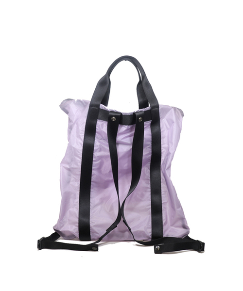 SOPO(ソポ)の「SOPO/ソポ コーデュラナイロン 2way リュック A4 軽量 ユニセックス SOPO Official shop(バックパック/リュック・レディース・ライトブルー/ブラック/ベージュ/パープル/イエロー・FREE)」の14枚目の写真