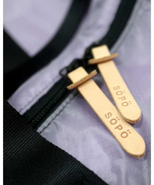 SOPO(ソポ)の「SOPO/ソポ コーデュラナイロン 2way リュック A4 軽量 ユニセックス SOPO Official shop(バックパック/リュック・レディース・ライトブルー/ブラック/ベージュ/パープル/イエロー・FREE)」の11枚目の写真