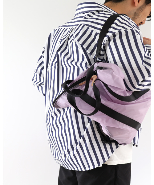 SOPO(ソポ)の「SOPO/ソポ コーデュラナイロン 2way リュック A4 軽量 ユニセックス SOPO Official shop(バックパック/リュック・レディース・ライトブルー/ブラック/ベージュ/パープル/イエロー・FREE)」の16枚目の写真