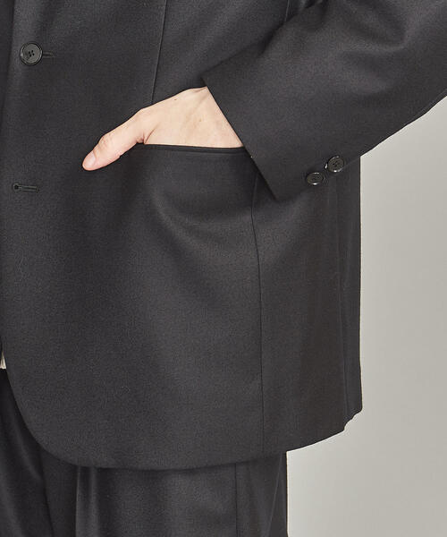 BEAUTY&YOUTH UNITED ARROWS（ビューティーアンドユースユナイテッドアローズ）の「BY TW サキソニー 3B ルーズジャケット（テーラードジャケット・メンズ・ブラック・S/M/L）」の4枚目の写真