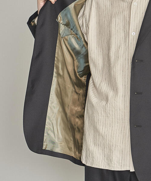 BEAUTY&YOUTH UNITED ARROWS（ビューティーアンドユースユナイテッドアローズ）の「BY TW サキソニー 3B ルーズジャケット（テーラードジャケット・メンズ・ブラック・S/M/L）」の5枚目の写真