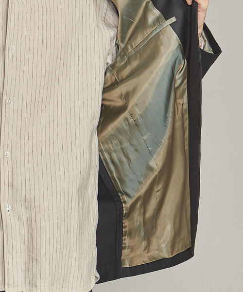 BEAUTY&YOUTH UNITED ARROWS（ビューティーアンドユースユナイテッドアローズ）の「BY TW サキソニー 3B ルーズジャケット（テーラードジャケット・メンズ・ブラック・S/M/L）」の6枚目の写真