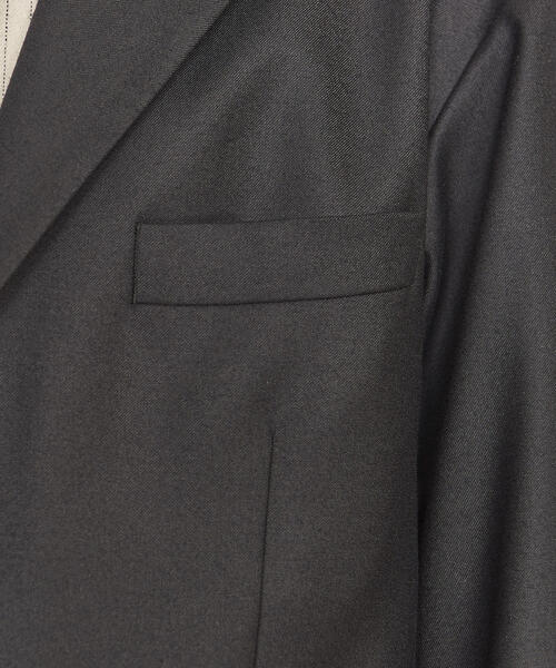 BEAUTY&YOUTH UNITED ARROWS（ビューティーアンドユースユナイテッドアローズ）の「BY TW サキソニー 3B ルーズジャケット（テーラードジャケット・メンズ・ブラック・S/M/L）」の8枚目の写真