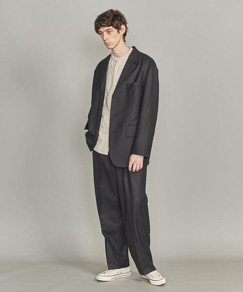 BEAUTY&YOUTH UNITED ARROWS（ビューティーアンドユースユナイテッドアローズ）の「BY TW サキソニー 3B ルーズジャケット（テーラードジャケット・メンズ・ブラック・S/M/L）」の10枚目の写真