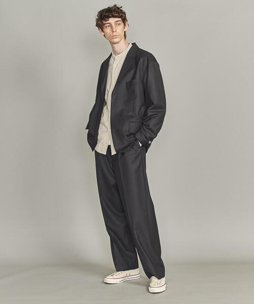 BEAUTY&YOUTH UNITED ARROWS（ビューティーアンドユースユナイテッドアローズ）の「BY TW サキソニー 3B ルーズジャケット（テーラードジャケット・メンズ・ブラック・S/M/L）」の11枚目の写真