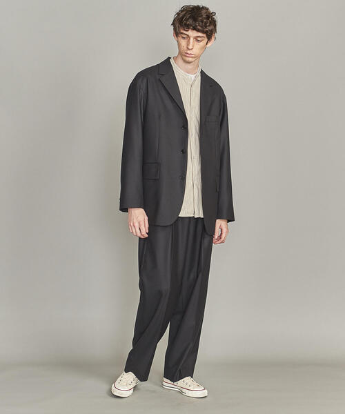 BEAUTY&YOUTH UNITED ARROWS（ビューティーアンドユースユナイテッドアローズ）の「BY TW サキソニー 3B ルーズジャケット（テーラードジャケット・メンズ・ブラック・S/M/L）」の12枚目の写真