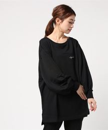 刺繍ワンショルプルオーバー