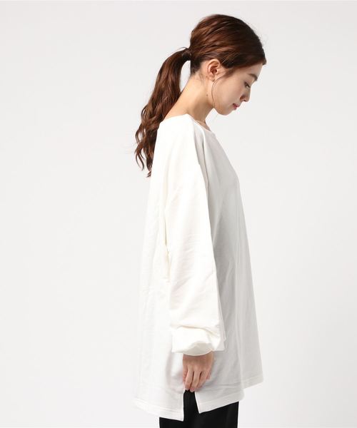 archives(アルシーヴ)の「刺繍ワンショルプルオーバー(Tシャツ/カットソー・レディース・ブラック/オフホワイト/モカ・MEDIUM)」の5枚目の写真