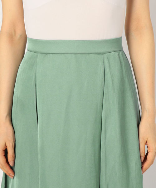 NOLLEY’S（ノーリーズ）の「割繊フレアスカート（スカート・レディース・アイボリー/ミント/キャメル・38/36）」の15枚目の写真