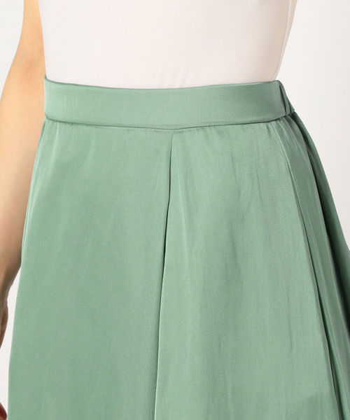 NOLLEY’S（ノーリーズ）の「割繊フレアスカート（スカート・レディース・アイボリー/ミント/キャメル・38/36）」の13枚目の写真