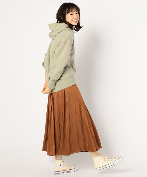 NOLLEY’S（ノーリーズ）の「割繊フレアスカート（スカート・レディース・アイボリー/ミント/キャメル・38/36）」の17枚目の写真