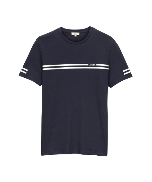AIGLE（エーグル）の「【SIGNATURE】吸水速乾 ナレンド Tシャツ（Tシャツ/カットソー・メンズ・ダークネイビー/ホワイト/レッド/イエロー・LARGE/MEDIUM/X-LARGE/S）」の20枚目の写真