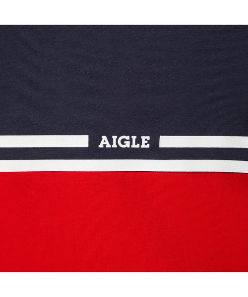AIGLE（エーグル）の「【SIGNATURE】吸水速乾 ナレンド Tシャツ（Tシャツ/カットソー・メンズ・ダークネイビー/ホワイト/レッド/イエロー・LARGE/MEDIUM/X-LARGE/S）」の10枚目の写真
