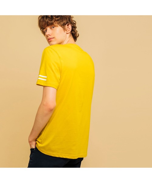AIGLE（エーグル）の「【SIGNATURE】吸水速乾 ナレンド Tシャツ（Tシャツ/カットソー・メンズ・ダークネイビー/ホワイト/レッド/イエロー・LARGE/MEDIUM/X-LARGE/S）」の8枚目の写真