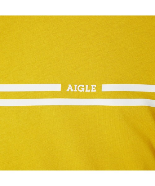AIGLE（エーグル）の「【SIGNATURE】吸水速乾 ナレンド Tシャツ（Tシャツ/カットソー・メンズ・ダークネイビー/ホワイト/レッド/イエロー・LARGE/MEDIUM/X-LARGE/S）」の5枚目の写真