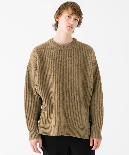 CLANE（クラネ）の「【CLANE HOMME】ジップニットトップス/27106-0911 