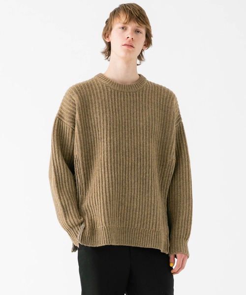 CLANE（クラネ）の「【CLANE HOMME】ジップニットトップス/27106-0911 
