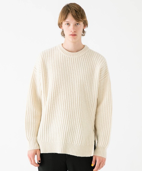 CLANE（クラネ）の「【CLANE HOMME】ジップニットトップス/27106-0911 