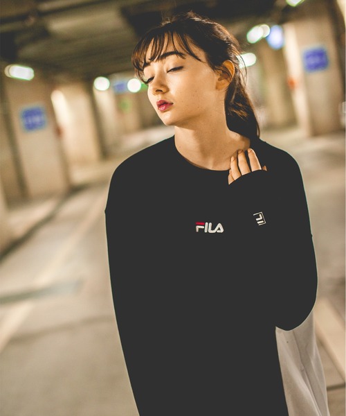 FILA(フィラ)の「【FILA/フィラ】スウェット ワンピース(ワンピース・レディース・ライトパープル/ホワイト/ブラック・M/L)」の22枚目の写真