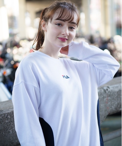 FILA(フィラ)の「【FILA/フィラ】スウェット ワンピース(ワンピース・レディース・ライトパープル/ホワイト/ブラック・M/L)」の14枚目の写真