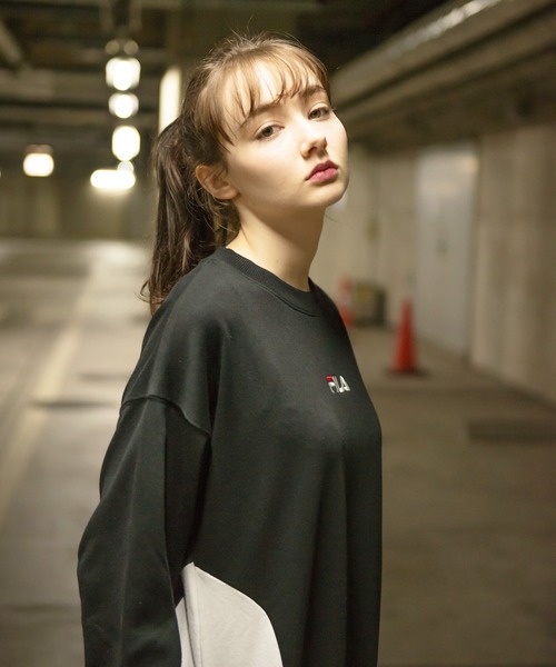FILA(フィラ)の「【FILA/フィラ】スウェット ワンピース(ワンピース・レディース・ライトパープル/ホワイト/ブラック・M/L)」の12枚目の写真