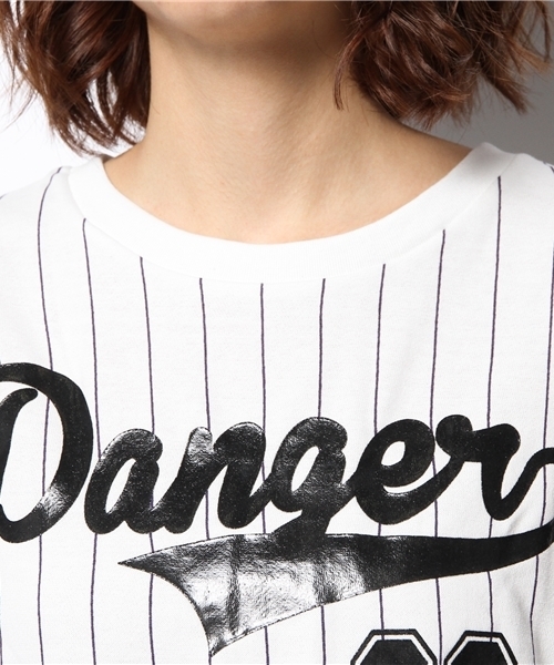 WEGO(ウィゴー)の「WEGO/ストライプロゴスウェット(スウェット・レディース・オフホワイト/ブラック/杢グレー/ネイビー・FREE)」の9枚目の写真