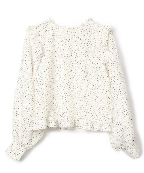 Heather（ヘザー）の「ドットフリルブラウス　872142（シャツ/ブラウス・レディース・ホワイト系その他/ブラック系その他/パープル系その他・FREE）」の12枚目の写真