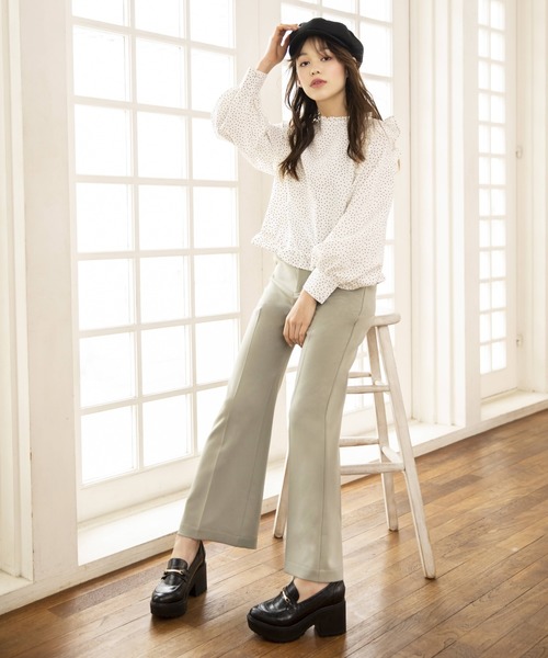 Heather（ヘザー）の「ドットフリルブラウス　872142（シャツ/ブラウス・レディース・ホワイト系その他/ブラック系その他/パープル系その他・FREE）」の13枚目の写真