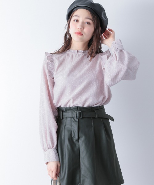 Heather（ヘザー）の「ドットフリルブラウス　872142（シャツ/ブラウス・レディース・ホワイト系その他/ブラック系その他/パープル系その他・FREE）」の16枚目の写真