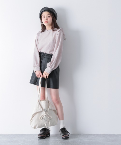 Heather（ヘザー）の「ドットフリルブラウス　872142（シャツ/ブラウス・レディース・ホワイト系その他/ブラック系その他/パープル系その他・FREE）」の15枚目の写真