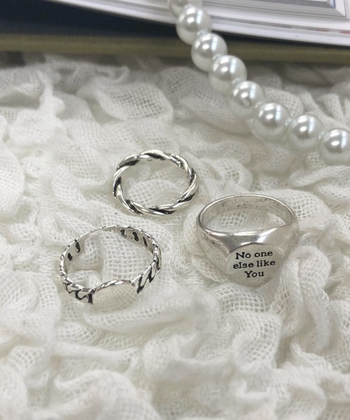 apres jour(アプレジュール)の「【apres jour×ARIAZ】アンティーク3セットリング(リング・レディース・シルバー・FREE)」の2枚目の写真