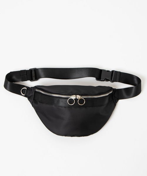 WEGO(ウィゴー)の「WEGO/リングポイントフェイクレザーウエストバッグ(ボディバッグ/ウエストポーチ・メンズ・ホワイト/ブラック/その他1/その他2/ライトパープル/ブラック系その他/ベージュ系その他・FREE)」の4枚目の写真