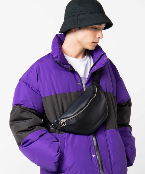 WEGO(ウィゴー)の「WEGO/リングポイントフェイクレザーウエストバッグ(ボディバッグ/ウエストポーチ・メンズ・ホワイト/ブラック/その他1/その他2/ライトパープル/ブラック系その他/ベージュ系その他・FREE)」の11枚目の写真