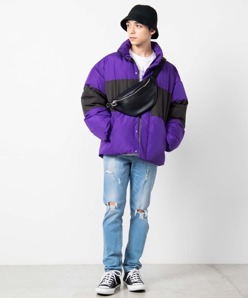 WEGO(ウィゴー)の「WEGO/リングポイントフェイクレザーウエストバッグ(ボディバッグ/ウエストポーチ・メンズ・ホワイト/ブラック/その他1/その他2/ライトパープル/ブラック系その他/ベージュ系その他・FREE)」の12枚目の写真