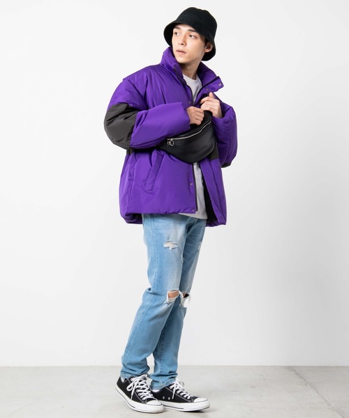 WEGO(ウィゴー)の「WEGO/リングポイントフェイクレザーウエストバッグ(ボディバッグ/ウエストポーチ・メンズ・ホワイト/ブラック/その他1/その他2/ライトパープル/ブラック系その他/ベージュ系その他・FREE)」の13枚目の写真