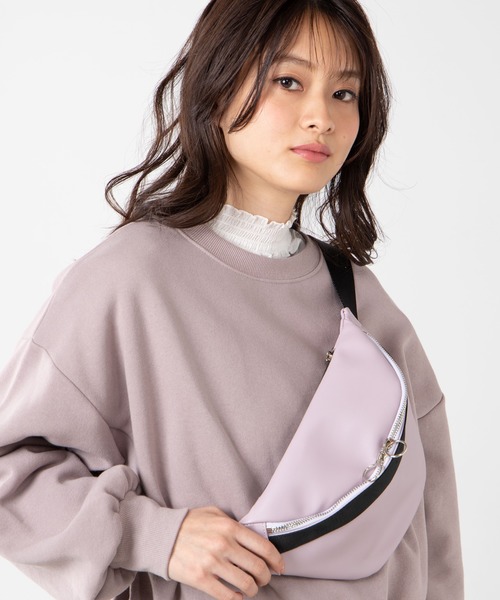 WEGO(ウィゴー)の「WEGO/リングポイントフェイクレザーウエストバッグ(ボディバッグ/ウエストポーチ・メンズ・ホワイト/ブラック/その他1/その他2/ライトパープル/ブラック系その他/ベージュ系その他・FREE)」の14枚目の写真