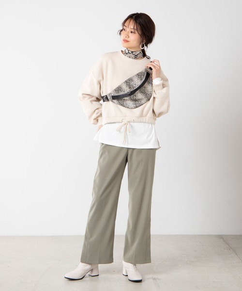 WEGO(ウィゴー)の「WEGO/リングポイントフェイクレザーウエストバッグ(ボディバッグ/ウエストポーチ・メンズ・ホワイト/ブラック/その他1/その他2/ライトパープル/ブラック系その他/ベージュ系その他・FREE)」の17枚目の写真