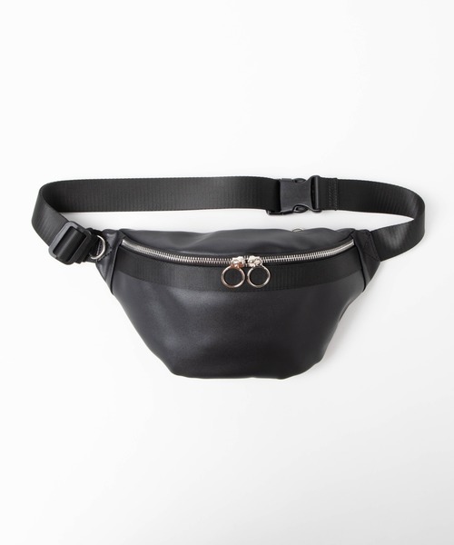 WEGO(ウィゴー)の「WEGO/リングポイントフェイクレザーウエストバッグ(ボディバッグ/ウエストポーチ・メンズ・ホワイト/ブラック/その他1/その他2/ライトパープル/ブラック系その他/ベージュ系その他・FREE)」の21枚目の写真