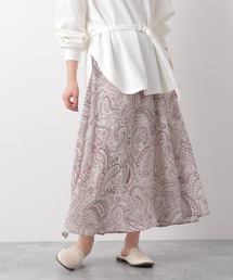 PAGEBOY | シアーペイズリーフレアスカート(スカート)