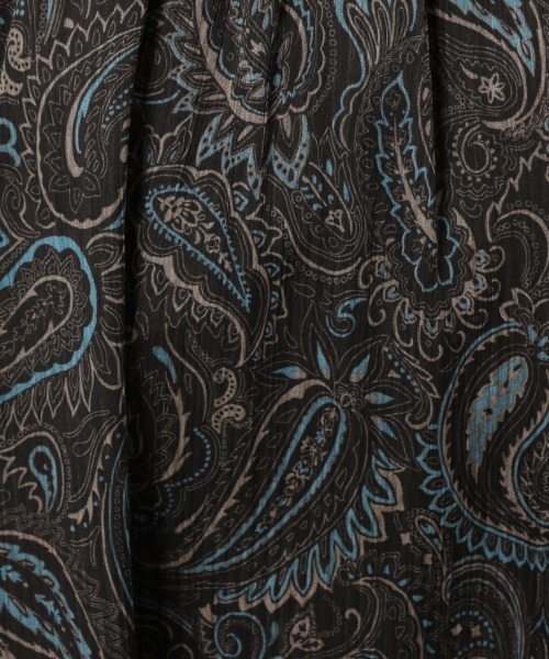 PAGEBOY（ページボーイ）の「シアーペイズリーフレアスカート（スカート・レディース・ブラック/オフホワイト・FREE）」の12枚目の写真