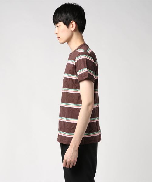 Levi's(リーバイス)の「LEVI'S(R) VINTAGE CLOTHING 1960'S カジュアルストライプTシャツ BROWN MULTI(Tシャツ/カットソー・メンズ・マルチ・S/XL/L/M)」の2枚目の写真